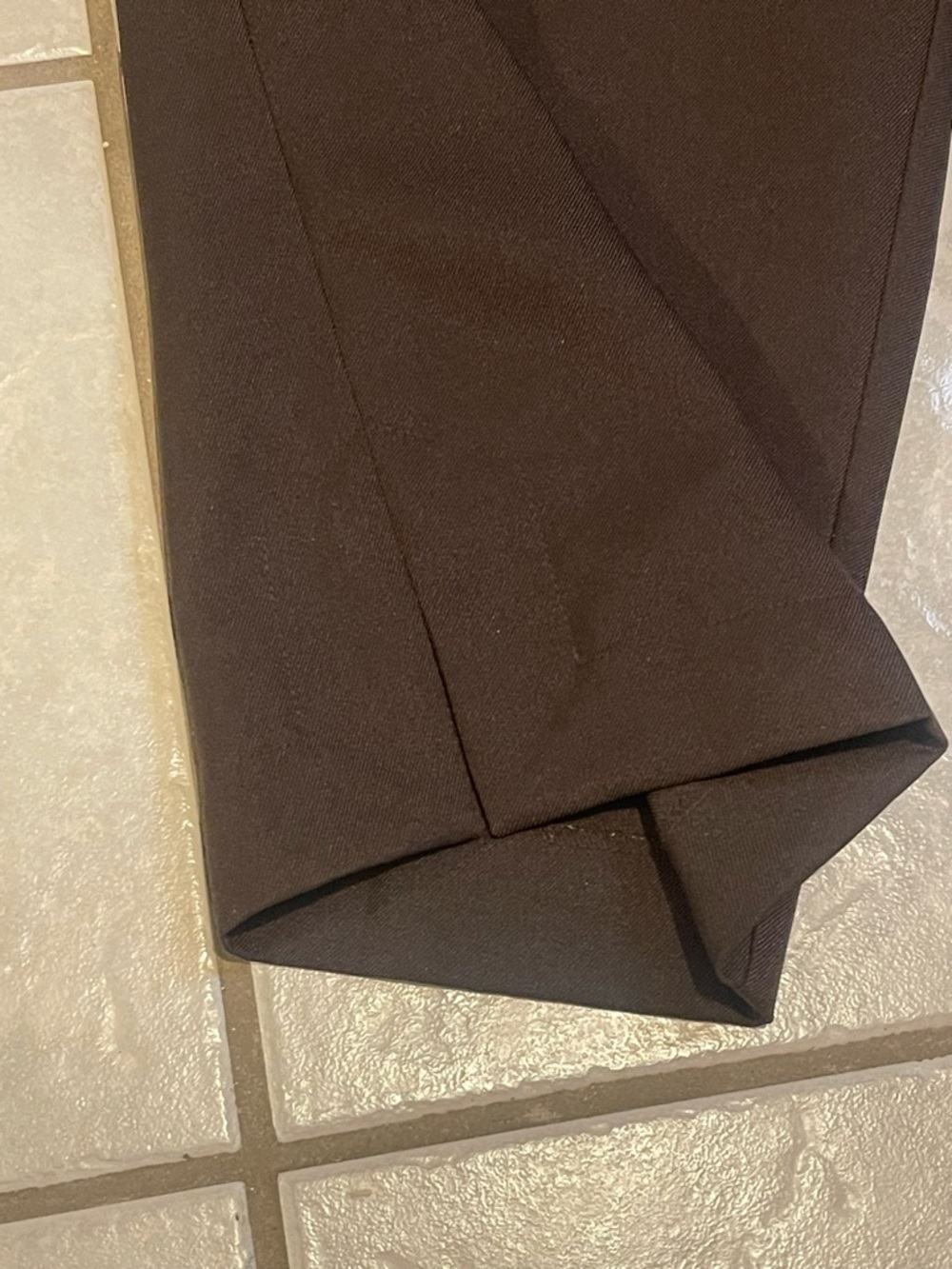 VTG Donnkenny Women's Wide-Leg Pull-On‎ Capris in Brown - Picture 4 of 9